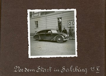 Hans Ledwinka s Erichem Überläckerem v Salcburku, 15. 10. 1933